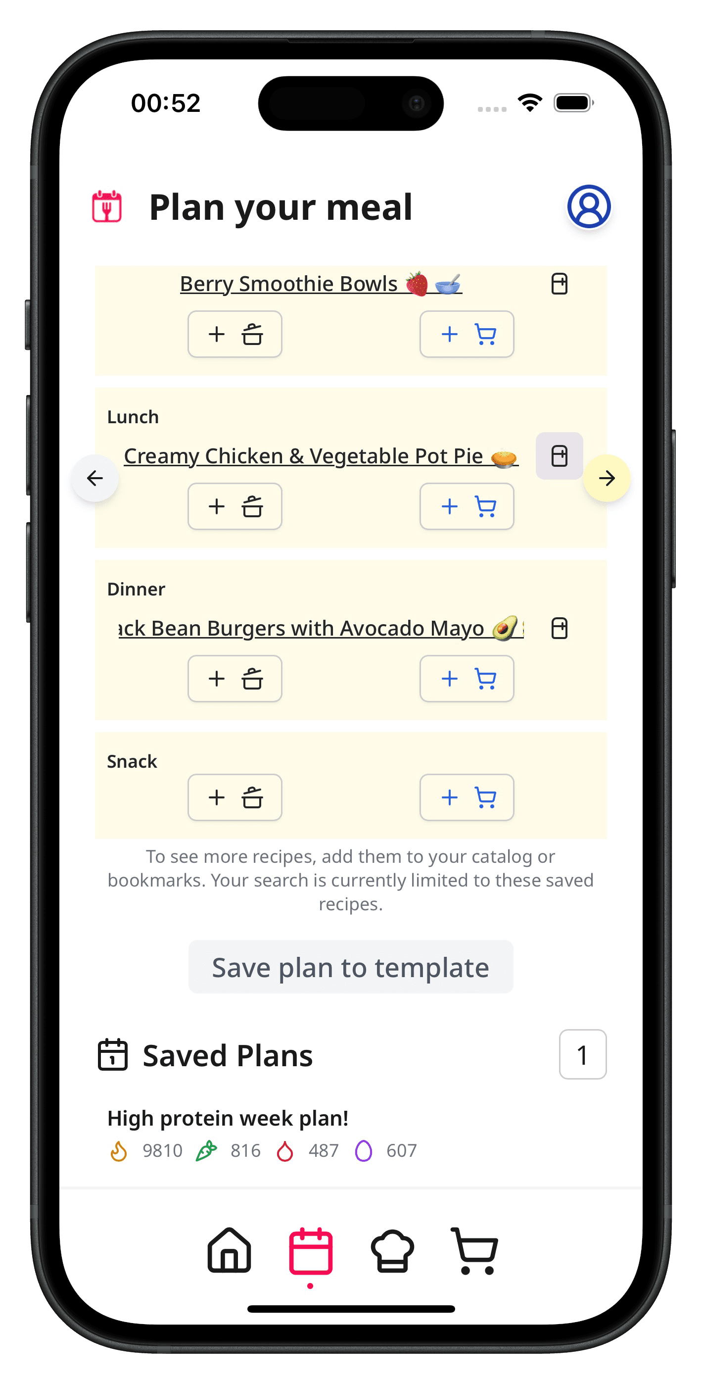 Save week plan image